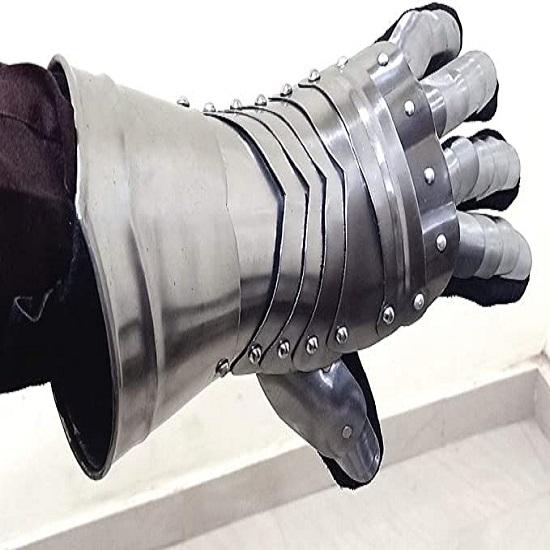 Medieval Knight Gauntlets Armor Steel Gloves