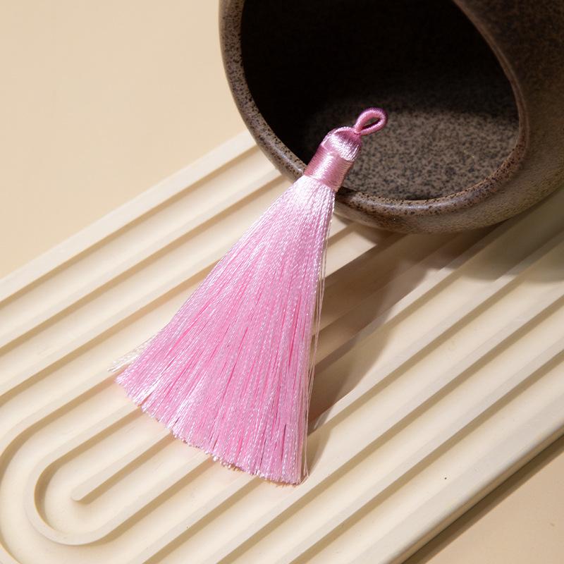 8Cm Pull Circle Fringed Ear Polyester Fringed Antique Hanging Ear Bookmark Sachet Jewelry Accessories Diy Small Pendant