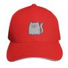 Annoyed Cartoon Cat Baseball Cap Hip Hop Golf Hat Unisex Anime Hat fun hats Unisexs Luxury Womens