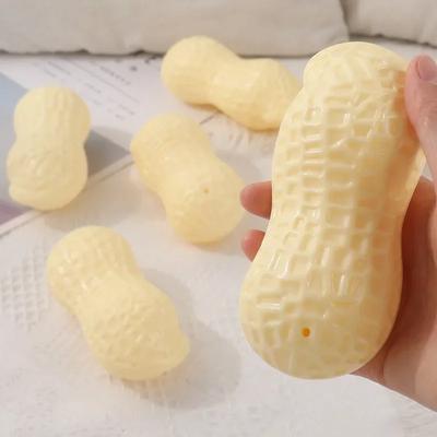 Jouets pour Chien Soulagement Vocal TPR Simulation Cacahuète Interactif Grincement de Dents Chien de Petite et Moyenne Taille Jouets pour Animaux de Compagnie