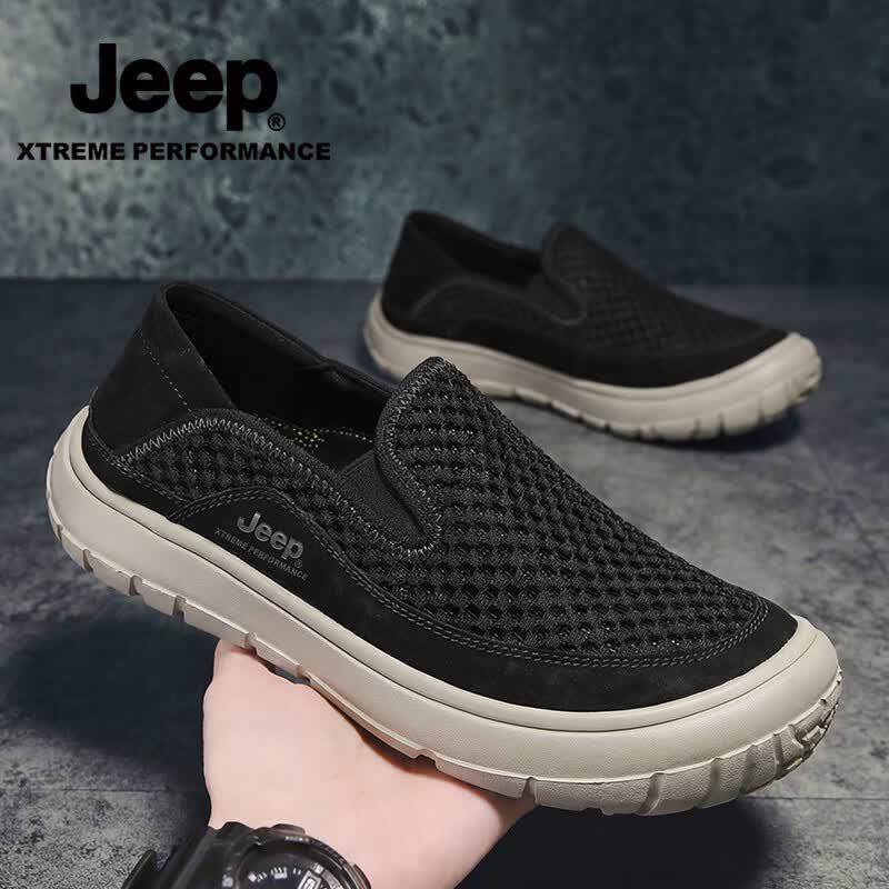 JEEP Men s Breathable Slip-On Casual Shoes 43