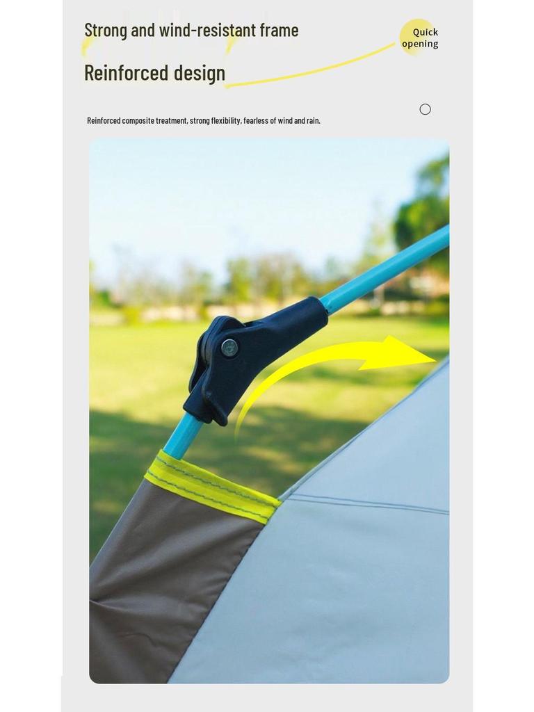 Faltbares Automatisches Regensicheres Campingzelt für den Außenbereich, Strand oder Innengebrauch