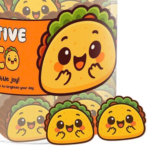 Positive Taco Jar 60 Emotional Support Affirmation Cards Christmas Stocking Stuffers Birthday Gift for Women Men Friends Teens Coworkers Teachers