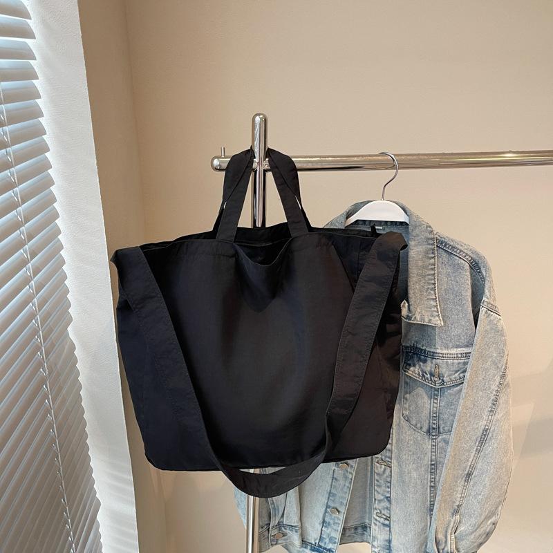 Simple and Lightweight Handheld Cloth Bag Bag Women's New Casual Tote Bag Large-capacity Shoulder Messenger Bag