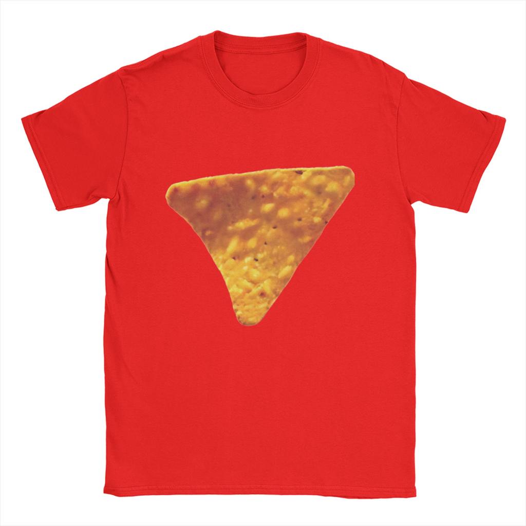 Vintage Dorito Tortilla Chip TShirt for Men Round Collar 100 Cotton T Shirt Short Sleeve Tees Gift Idea Clothing