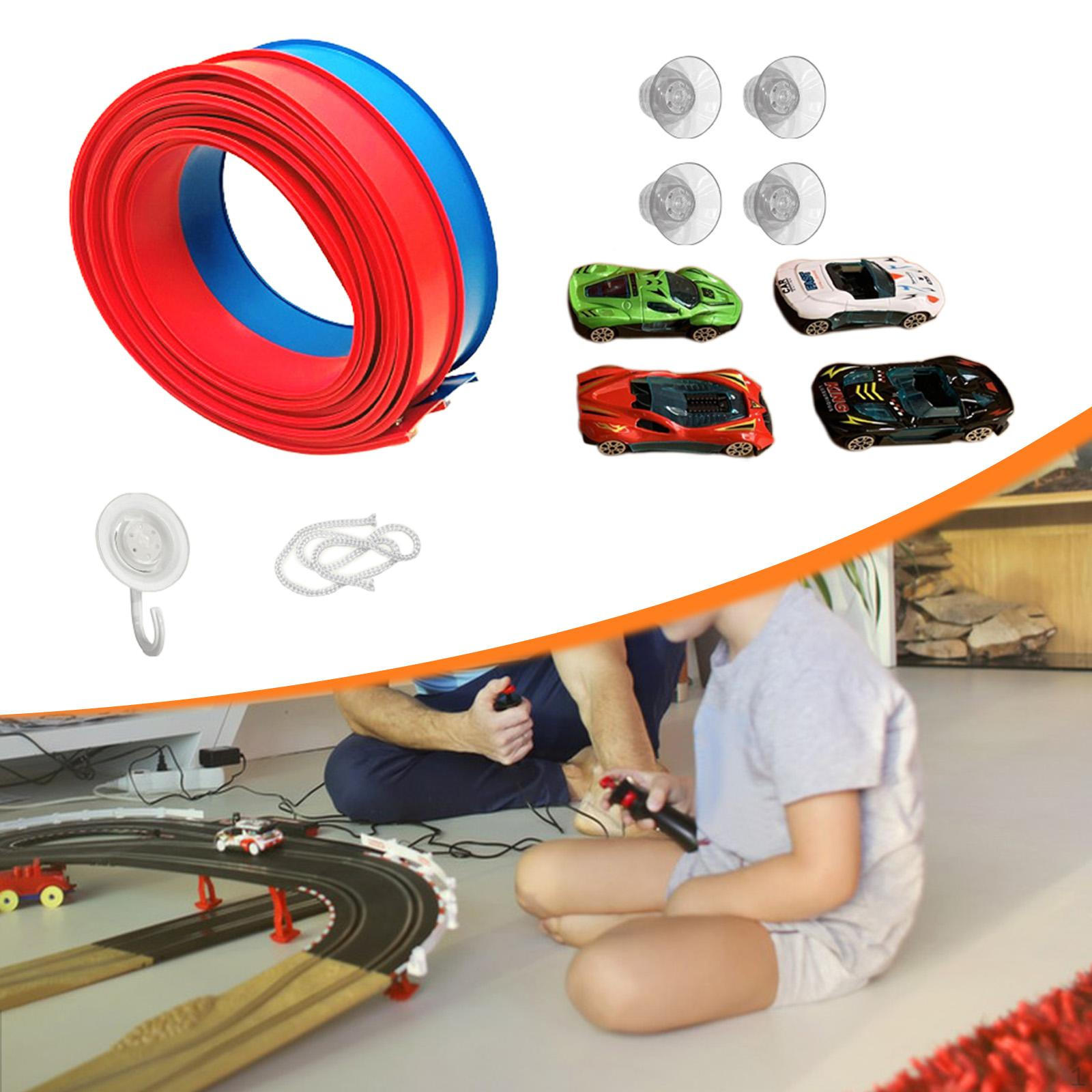 

Flex Tracks 4.5M Birthday Gift DIY Fun Multifunctional with Toy Cars Flexible Race Car Track