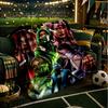 Dark Warrior's Mortal Kombat Blanket Flannel Throw for Sofa, Indoor, Camping, Living Room, Office, Chair, And Bed Soft Birthday Gift