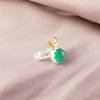 Green Onyx Gemstone 925 Sterling Silver Handcrafted Jewelry Ring Gift For Mother RR-58-22