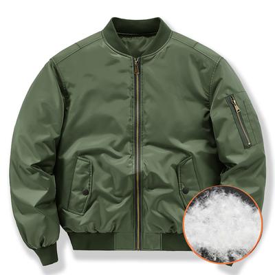 Winter Down Jacket Men'S Short Air Force Ma1 Bomber Jacket Men'S Large Size Tooling Jacket Baseball Jacket Tide