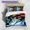 3pcs Custom Name Cartoon Overlord Bedding Set Duvet Cover Closure Includes 1 Duvet Cover & 2 Pillowcases for All Seasons Bedroom Decor