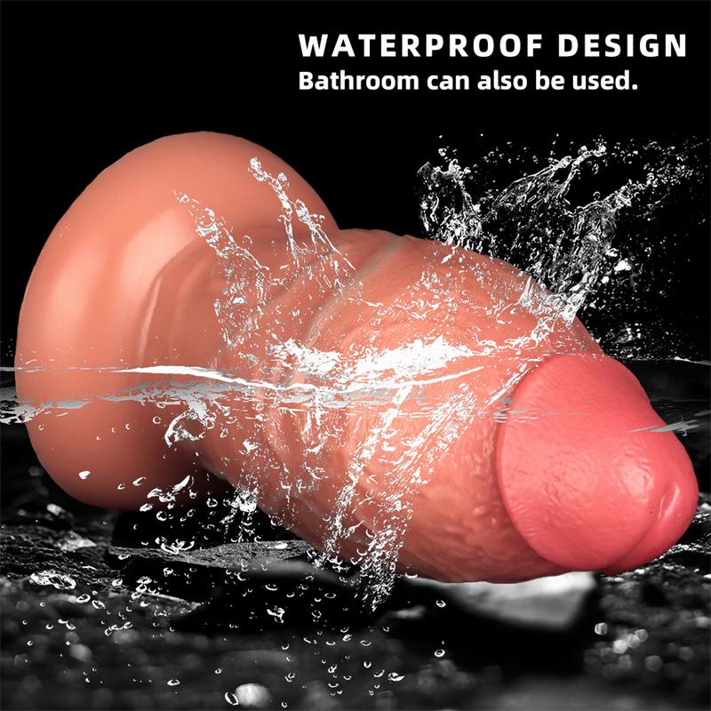 23*10CM Plug anal supradimensionat Penis Silicon lichid Simulare dublă duritate Penis supradimensionat Jucărie sexuală pentru adulți