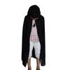 Grim Reaper Wizard Cloak: Black Magic Vampire Pirate Cape Costume