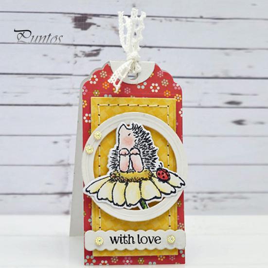 Gift Tag Label Metal Cutting Dies DIY Scrapbook Paper Card Photo Decor Stencil