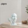 Contemporary Aesthetic Desk Ornament Abstract Broken Face Art Sculpture, Nordic Minimalist Plastic Statue, 3D Printed Geometric Statue Deconstructive