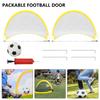 2Pcs Folding Football Goal Net Portable Soccer Training Goal Net Tent Kids Indoor Outdoor Play Toys Soccer Ball Practice Gate