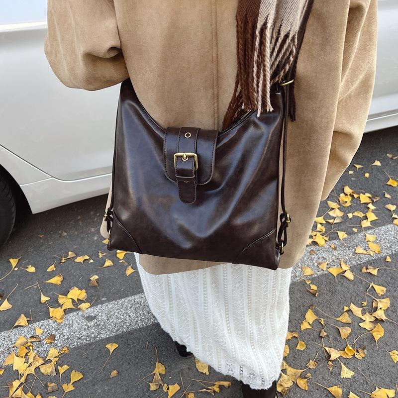 Korean Ins Bag Women 2025 Korean Version of the New Retro Premium Quality Large Capacity Feeling Spice Girl Shoulder Tote Bag