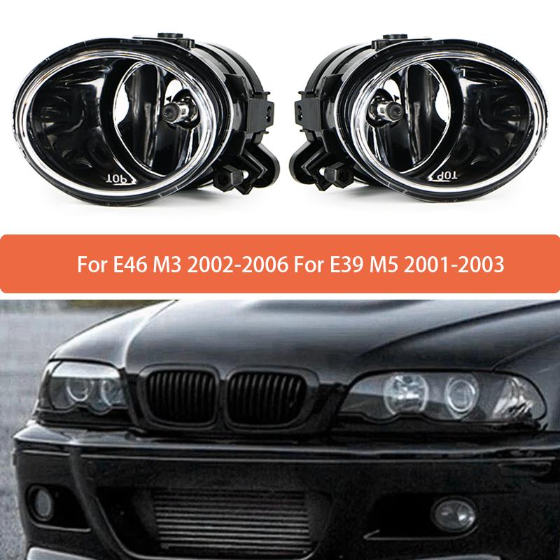 Fog Lamp Assembly With Bulb For E46 M3 2002-2006 For E39 M5 2001-2003 Front Bumper Light Anti Fog Light 63177894017 63177894018