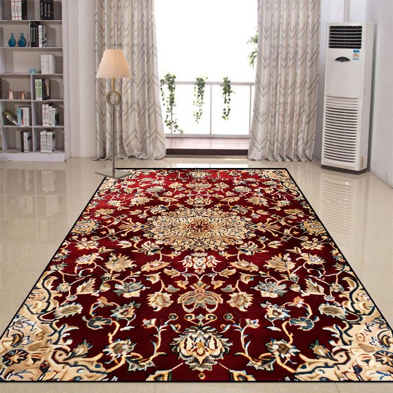 Persian Style Large Carpet for Living Room Decoration Luxury Washable Coffee Table Floor Mat Bedroom Non-slip Rugs 200x300cm