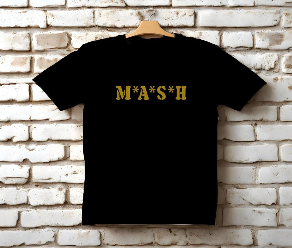 

MASH Black T-Shirt Size S-5XL Unisex T-Shirt XXXXL
