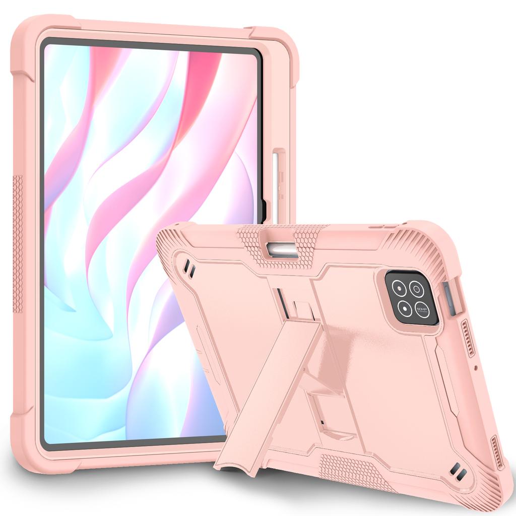 PC-Silicone Heavy Duty Case For Xiaomi Poco Pad X1 8 7 6 Pro 2025 2024 11.2" 2023 11.0" Kickstand Rugged Cover 3-Layers Protect