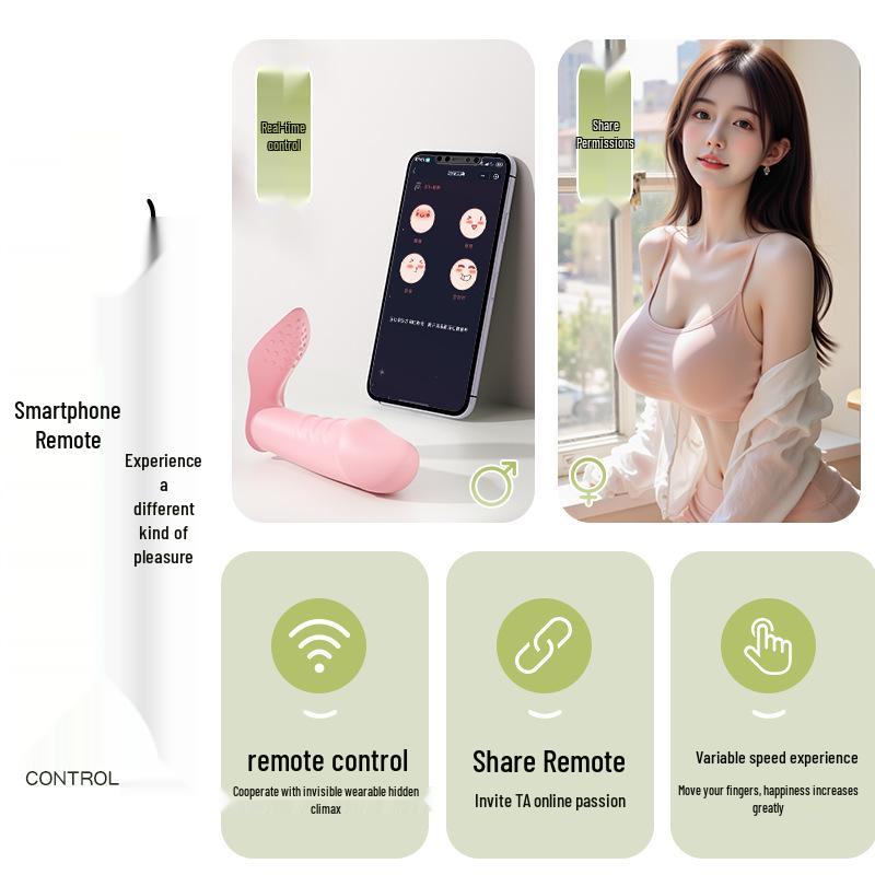 Wireless Remote Control Clitoral Stimulator for Women - Erotic Outdoor Vibration Toy