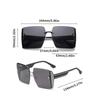 Non-polarized New Square Frameless Retro Sunglasses for Women Fashion Vintage Gradient Glasses Men Luxury Trend Brand Designer Shades Eyewear