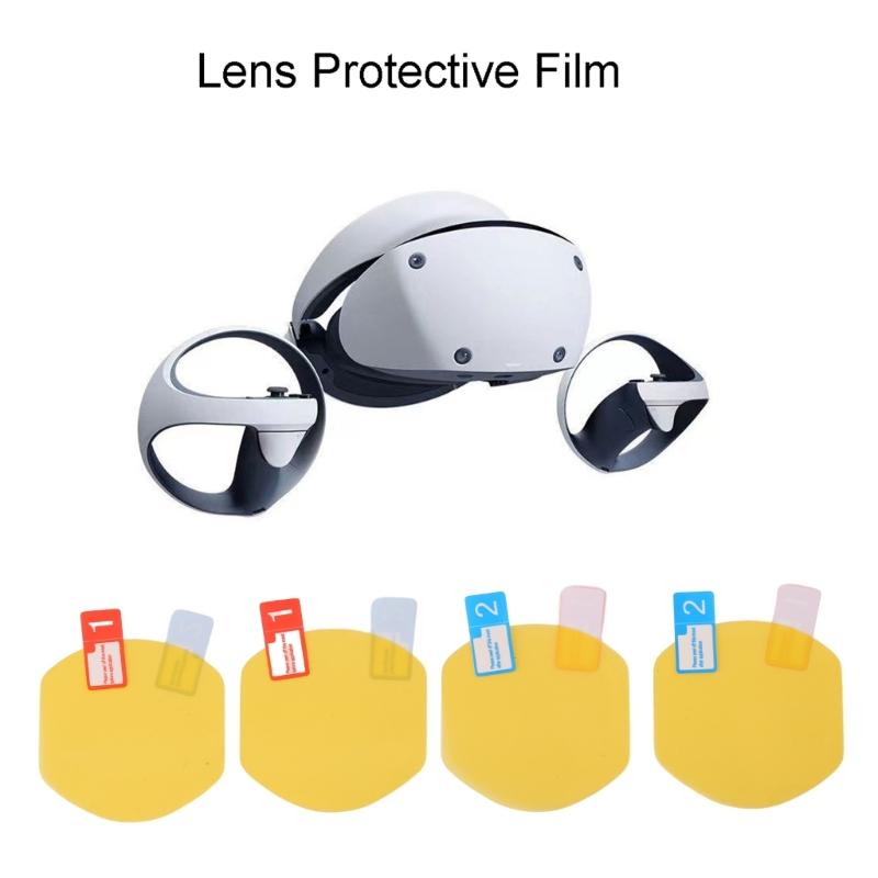 VR Lens Protective Film Cover for PS VR2 Glasses Anti-Bubble Clear Film Blue Light Blocking VR Lens Film Accessories