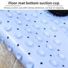 Round Bathroom Non Slip Mat Waterproof Shower Mat for Bathroom Toilet Hotel Bathtub Ideal for Showering and Bathing