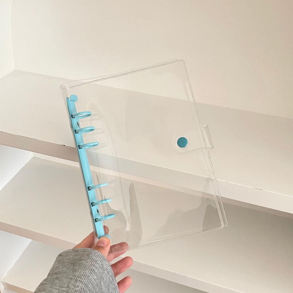 A6 Transparente PVC Hülle Loseblatt Kpop Idol Kartenalbum Aufbewahrungsbuch Ordner Pocards Tagebuch Notizbuch Hülle Schulbedarf Qualität
