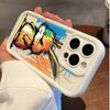 Cartoon Anger Rabbit Soft TPU Case For iPhone16 11 12 13 14 15 Pro Max X XR XS 7 8 Plus SE 2022 Shockproof Silicone Bumper Cover