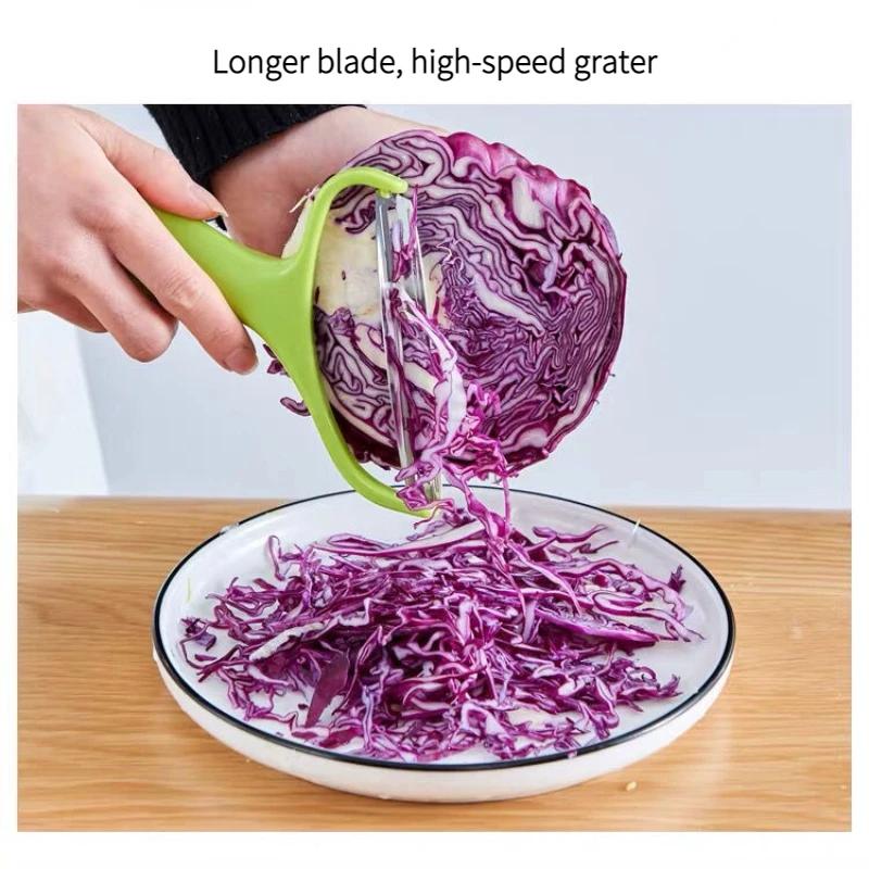 Schäler Gemüse Obst Edelstahl Kohlreibe Salat Kartoffelschneider Weitmaulschäler Küchenhelfer Gemüseschneider