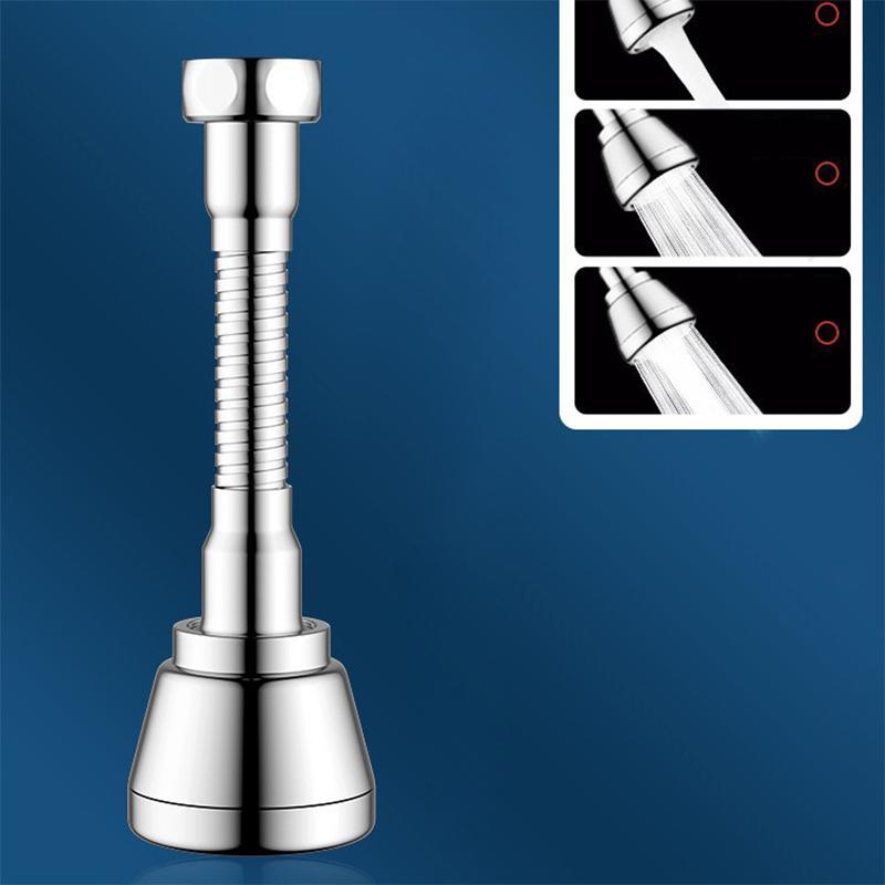 Universal Tap Extender All Copper 3 Modes Faucet Aerator Anti-splash Water Saving Filter Nozzle For Kitchen Sink