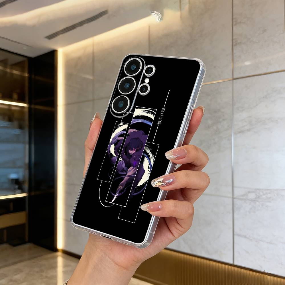 Charismatic villain-Fushiguro Toji Clear Phone Case for Samsung S25, S24, S21, S22, S23, S30, Ultra, S20, Plus, FE, Lite