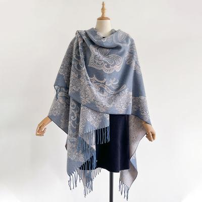 Fashion Winter Warm Thick Soft Imitation Cashmere  Jacquard Scarf Women Neckerchief Bandana Shawl Headband Bufanda