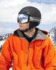 RIOROO Ski and Snowboard Helmet with 12 Omnidirectional EPS with Ear Snow Goggle Ideal for Ski and for and Unisex Vents, Adjustment, High-Density