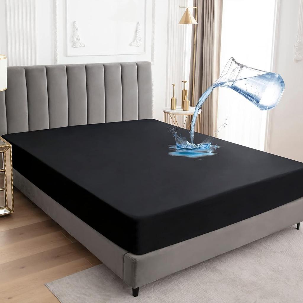 1PC Waterproof Dustproof Fitted Sheet Mattress Protector Home Bedding Supplies, Waterproof Urine-proof Pad Furniture Protector Cover