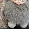Keychain Pendant Girl Style Plush Doll Charm Soft Stuffed Key Holder Backpack Car Wallet Bag Accessory