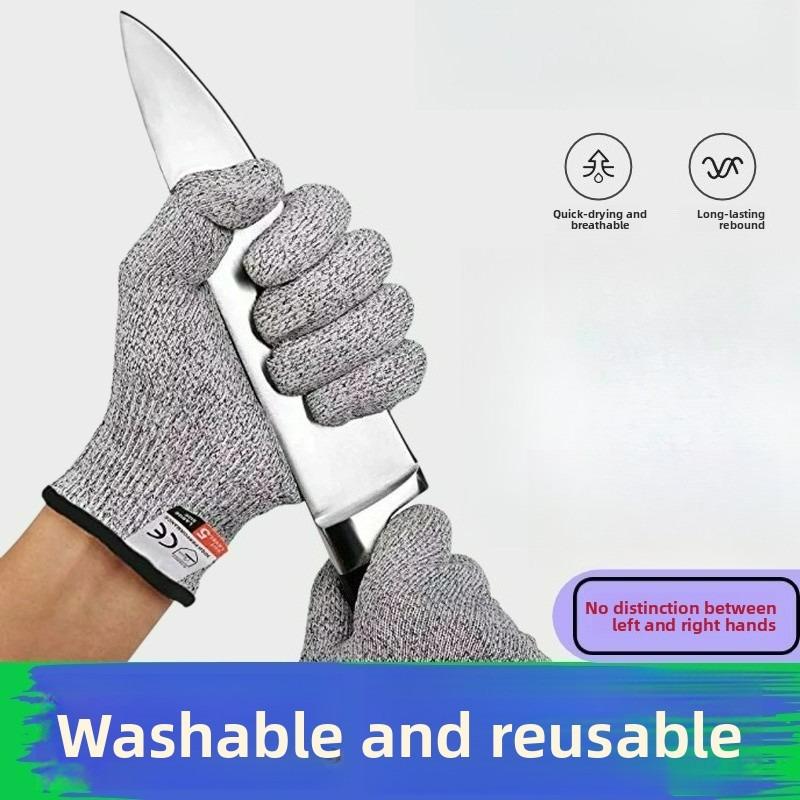HPPE Level 5 Safety Anti Cut Gloves High-strength Industry Kitchen Gardening Anti-Scratch Anti-cut Glass Cutting Multi-Purpose