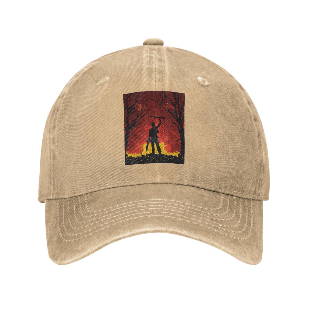 Unisex Baseballkappen Asche Evil Dead Denim Outdoor Baseballkappen Hip Hop Kappe Casquette