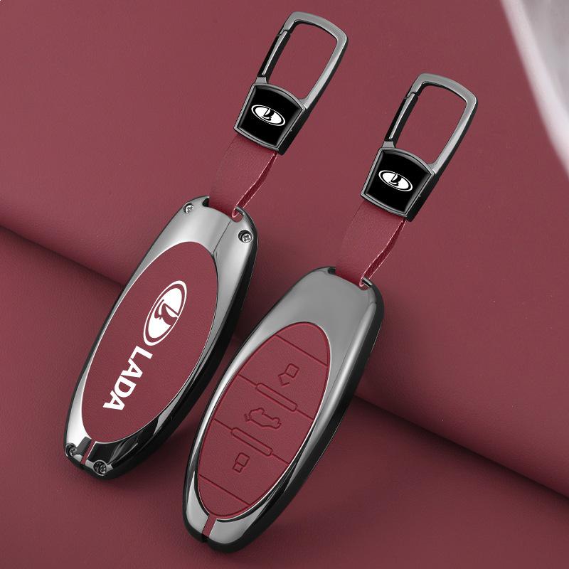 Lada X-Cross 5 Premium Metal Key Case - Full Coverage Protective Shell for Men