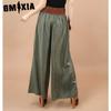 GMXIA Women's Fashion Casual Solid Color Print Pants & Capris