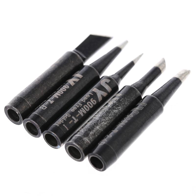 5 Pc Lead-Free Soldering Solder Iron Tips 900M-T For Hakko SAIKE 909D/852/936d 5 Pc Lead-Free Soldering Solder Iron Tips 900M-T For Hakko SAIKE 909D/852/936d
