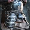 Dwarf Knight Blackened Steel Full Armor Cosplay Battle Gear Reconstruction Warrior Armor Style