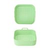 Square Air Fryer Liner Non-Stick Silicone Baskets Reusable Air Fryer Accessories
