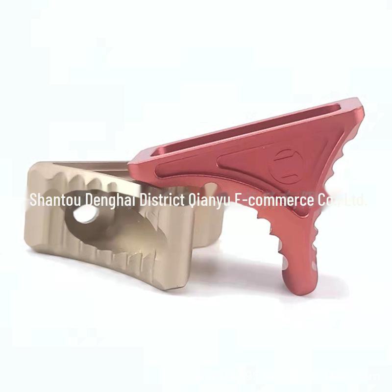 Universal Aluminum Alloy Mini Triangle Bamboo Hand Blocker Rail for MLOK/KEYMOD Systems