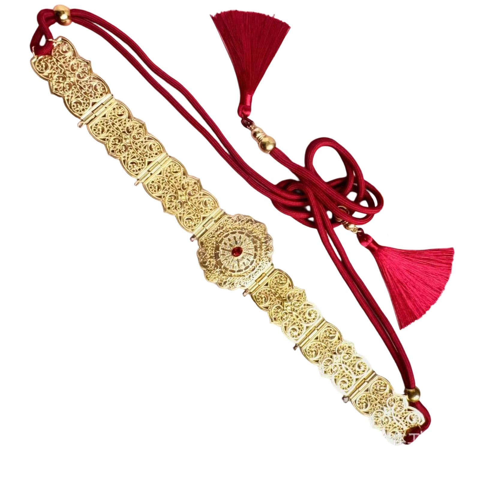 Роскошный свадебный пояс с вырезами, украшенный сверкающими стразами, металлическая цепочка на талию для невесты B