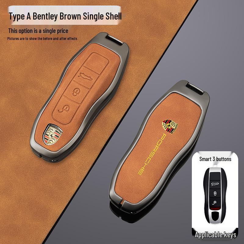Funda de Carcasa para Llave Porsche para Cayenne, Panamera, Macan, 911, 718, Taycan