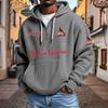 Mens Zip-Up Hoodie NFL Collection Streetwear Loose Fit Casual Sweatshirt Fall