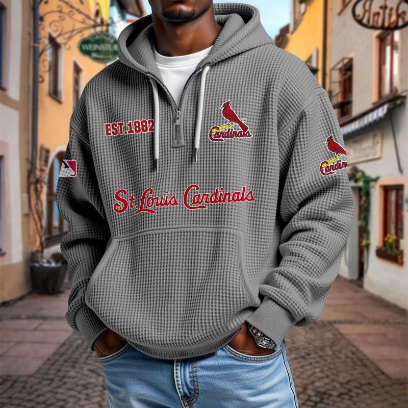 Mens Zip-Up Hoodie NFL Collection Streetwear Loose Fit Casual Sweatshirt Fall