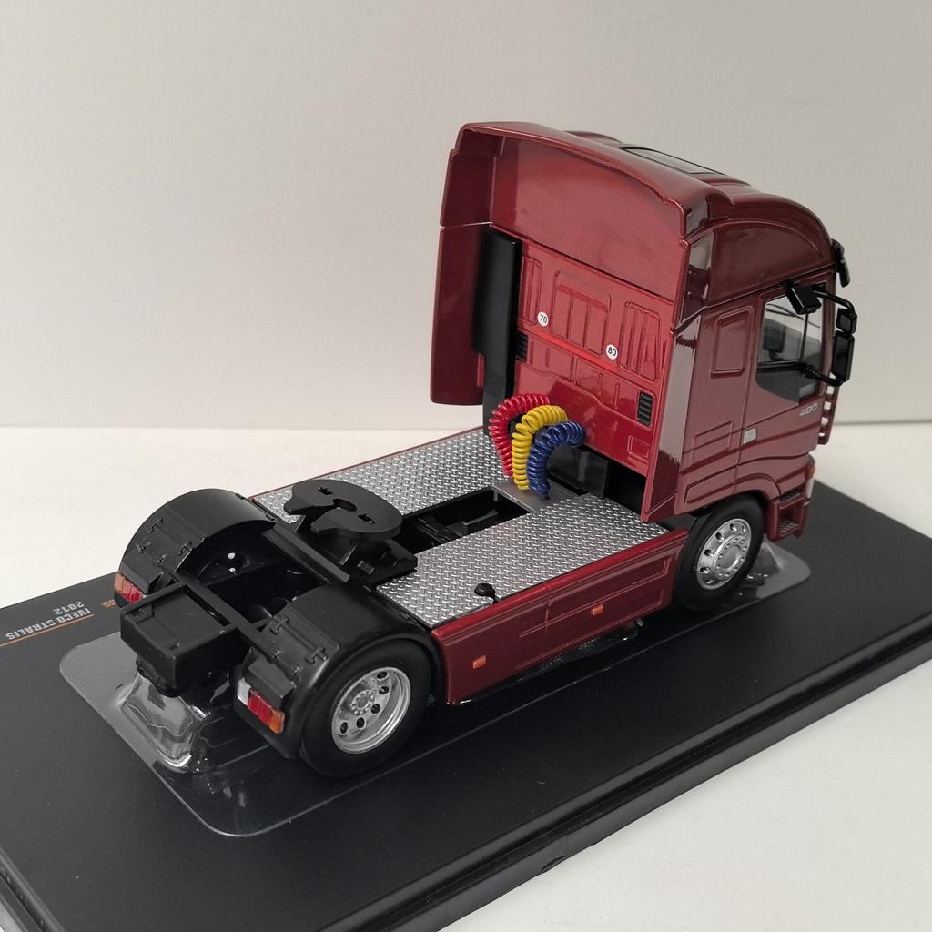 Diecast IXO 1/43 Scale IVECO Stralis 2012 Trailer Truck K4U8 Alloy Car Model